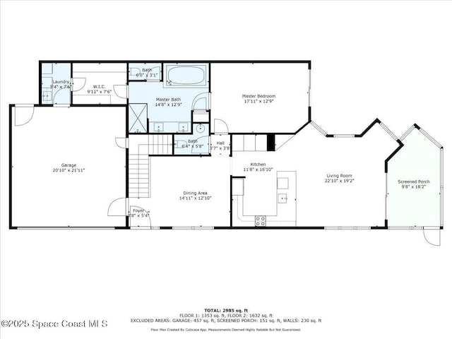120 Mediterranean Way, Indian Harbour Beach, FL 32937 - view of room layout