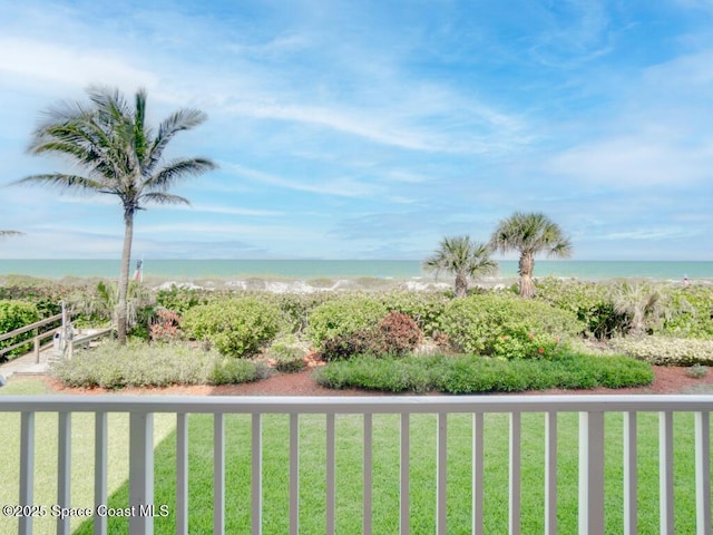 1527 S Atlantic Ave Unit 201, Cocoa Beach, FL 32931 - water view with nearby beach