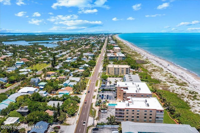 1527 S Atlantic Ave Unit 201, Cocoa Beach, FL 32931 - drone / aerial view of expansive beach