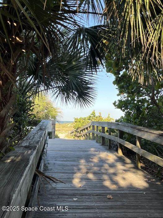 635 Seaport Blvd Unit T257, Cape Canaveral, FL 32920 - view of wooden deck