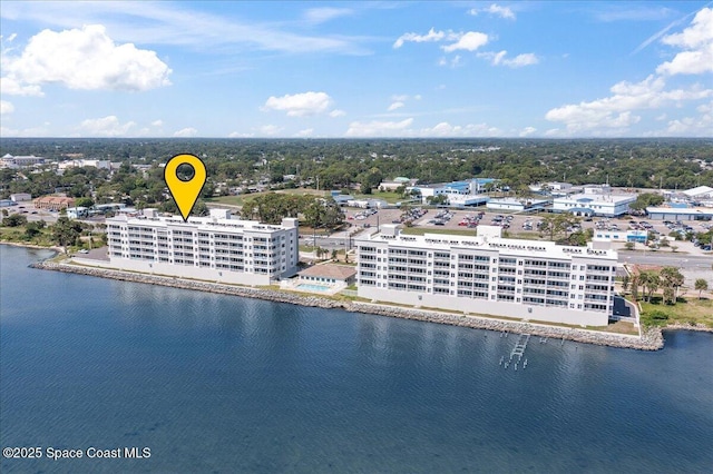 1825 Riverside Dr Unit 205, Titusville, FL 32780 - bird's eye view of a nearby body of water