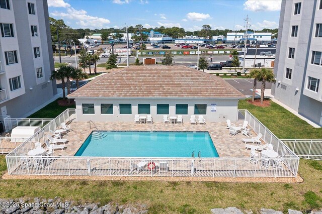 1825 Riverside Dr Unit 205, Titusville, FL 32780 - community pool with a patio area