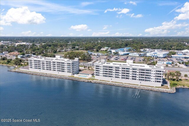1825 Riverside Dr Unit 205, Titusville, FL 32780 - bird's eye view of a large body of water