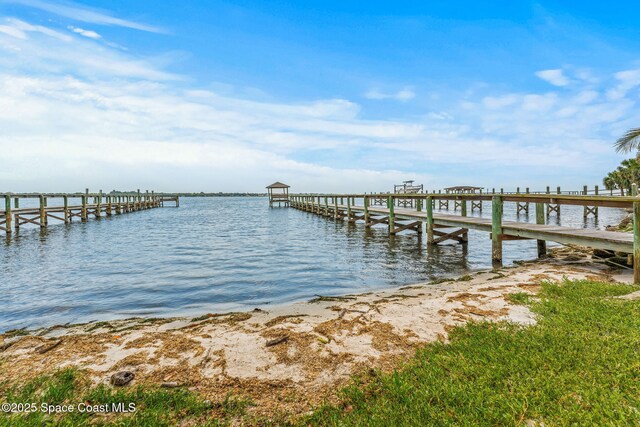 2225 Royal Oaks Dr, Rockledge, FL 32955 - dock with a water view