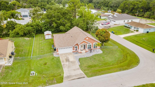 1398 Stuttgart Ave NW, Palm Bay, FL 32907 - aerial perspective of suburban area