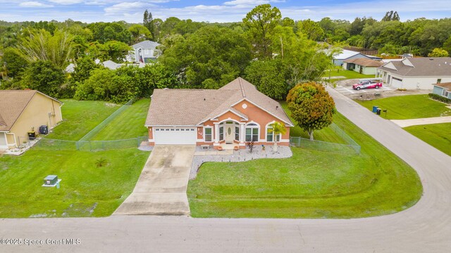 1398 Stuttgart Ave NW, Palm Bay, FL 32907 - aerial view of property and surrounding area