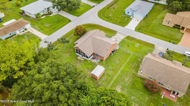 1398 Stuttgart Ave NW, Palm Bay, FL 32907 - aerial perspective of suburban area
