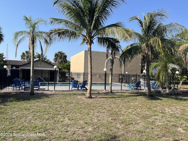 110 Summer Pl Unit 4, Merritt Island, FL 32953 - view of yard featuring a community pool
