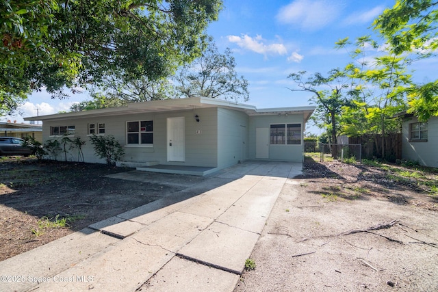 418 N Fiske Blvd, Cocoa, FL 32922 - view of front of property with driveway