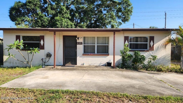 2327 Sadler Ln, Melbourne, FL 32935 - single story home featuring concrete block siding