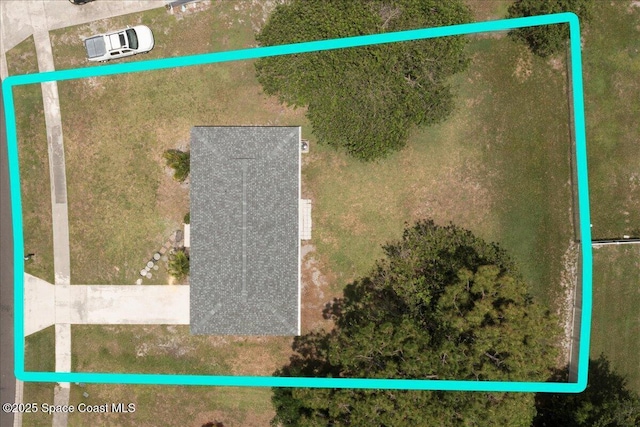 933 Gueld Ave NE, Palm Bay, FL 32905 - aerial view of property's location featuring property boundaries highlighted