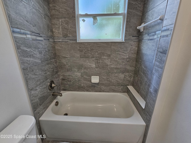 2999 Gaffney Ave SE, Palm Bay, FL 32909 - bathroom featuring toilet and tub / shower combination