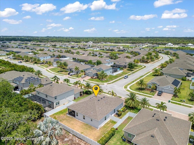 4570 Hebron Dr, Merritt Island, FL 32953 - aerial perspective of suburban area