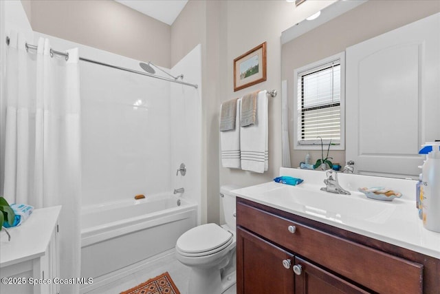2889 Millennium Cir, Melbourne, FL 32940 - full bath with shower / tub combo, toilet, and vanity