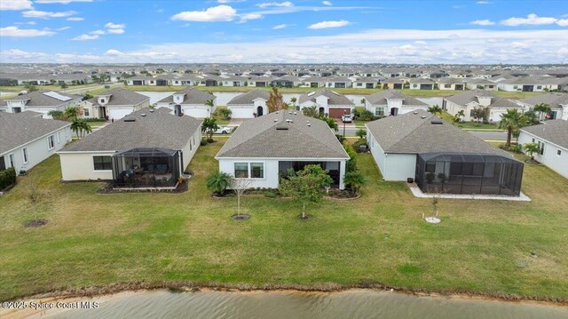 2889 Millennium Cir, Melbourne, FL 32940 - aerial perspective of suburban area with a nearby body of water