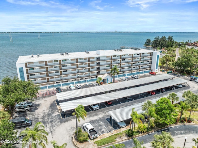 3901 Dixie Hwy NE Unit 301, Palm Bay, FL 32905 - drone / aerial view of apartment complex and a nearby body of water