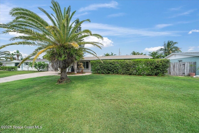 629 Verbenia Dr, Satellite Beach, FL 32937 - view of front of home featuring concrete driveway