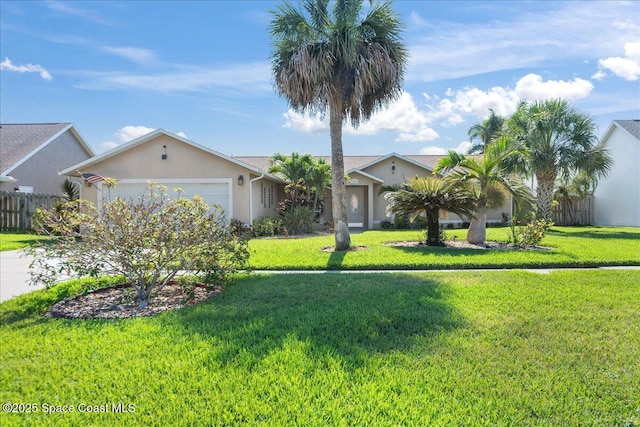 1911 Crane Creek Blvd, Melbourne, FL 32940 - view of front of house featuring stucco siding and a garage