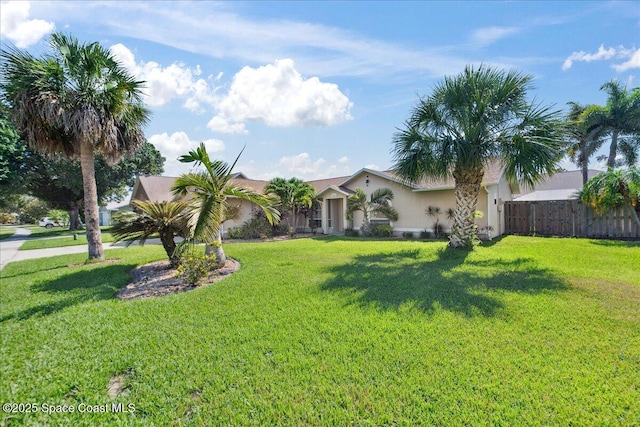 1911 Crane Creek Blvd, Melbourne, FL 32940 - view of front of house with stucco siding