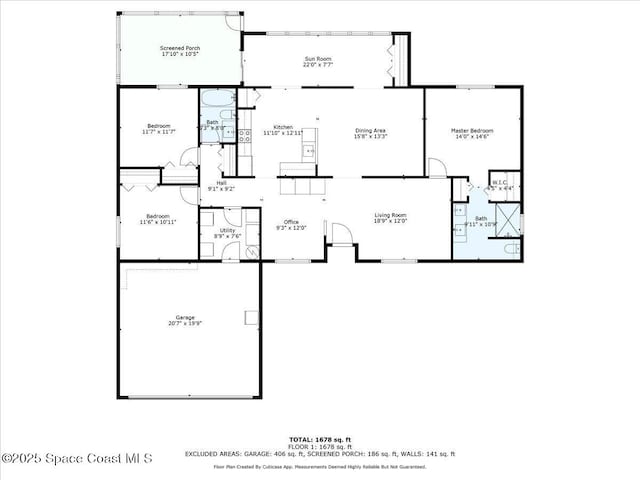 1911 Crane Creek Blvd, Melbourne, FL 32940 - home floor plan