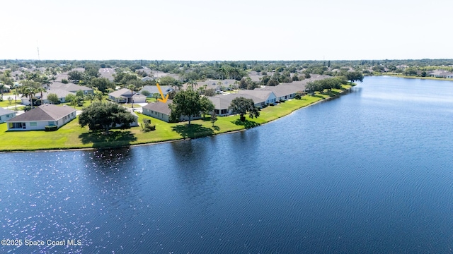 1685 Timacuan Dr, Melbourne, FL 32940 - aerial perspective of suburban area with a nearby body of water