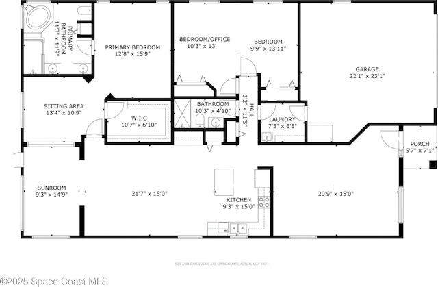 1685 Timacuan Dr, Melbourne, FL 32940 - floor plan / room layout