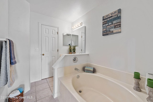 2719 Alicia Ln, Melbourne, FL 32935 - full bathroom with a bath and tile patterned floors