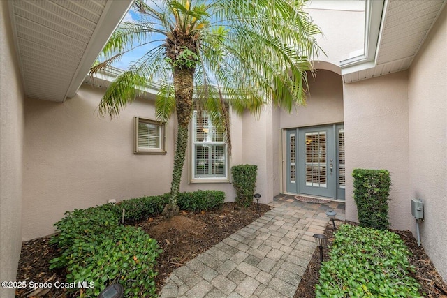 4160 Aberdeen Cir, Rockledge, FL 32955 - entrance to property featuring stucco siding