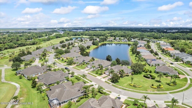 4160 Aberdeen Cir, Rockledge, FL 32955 - aerial overview of property's location featuring nearby suburban area and a nearby body of water