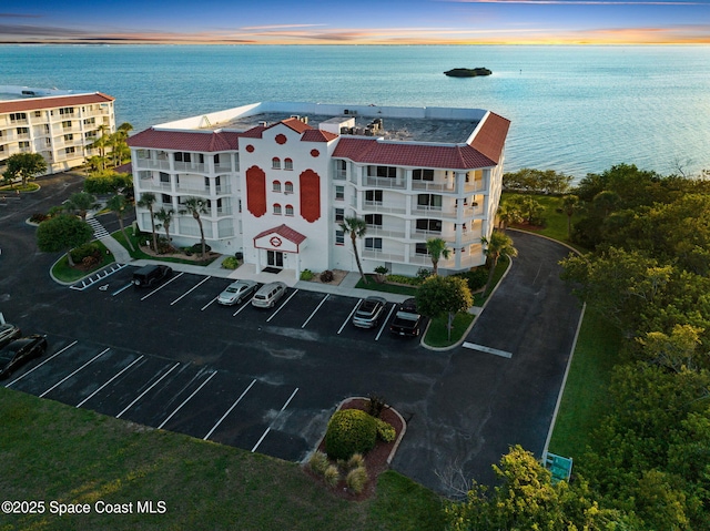 8984 Puerto Del Rio Dr Unit 202, Cape Canaveral, FL 32920 - bird's eye view of a nearby body of water and apartment complex / building