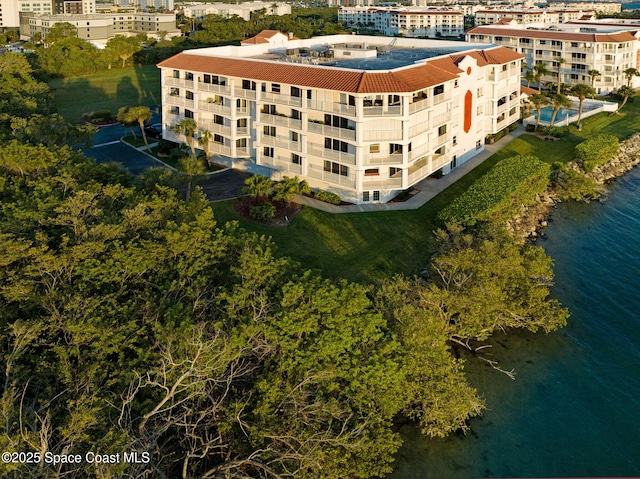 8984 Puerto Del Rio Dr Unit 202, Cape Canaveral, FL 32920 - view of property featuring a water view and a view of city