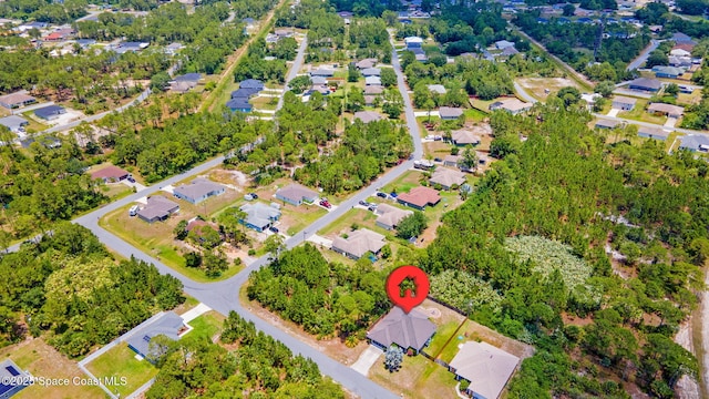 2871 Fontainebleau Ave SE, Palm Bay, FL 32909 - aerial view of property and surrounding area with nearby suburban area