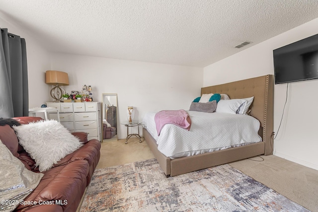 1889 Nanton St NW, Palm Bay, FL 32907 - bedroom featuring carpet floors and a textured ceiling