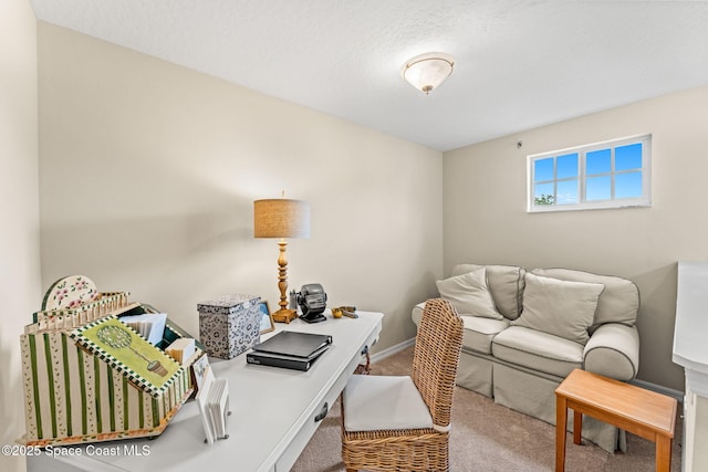 262 Prince William Ct, Satellite Beach, FL 32937 - office area featuring carpet and baseboards