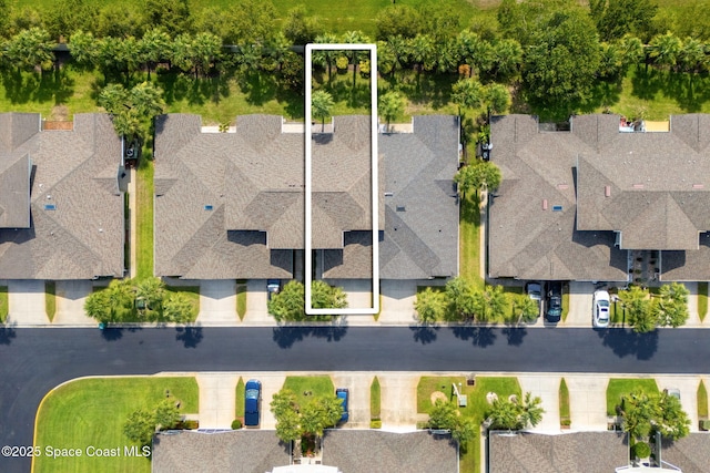 262 Prince William Ct, Satellite Beach, FL 32937 - aerial view of residential area featuring property parcel outlined