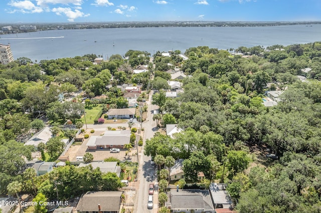 213 Sweet St, Rockledge, FL 32955 - aerial view of residential area featuring a large body of water