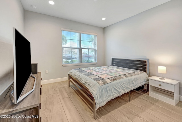 910 Swiss Pointe Ln, Rockledge, FL 32955 - bedroom with light wood-style flooring and recessed lighting
