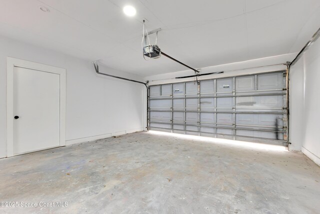 1340 Lester Ct, Merritt Island, FL 32952 - garage with a garage door opener