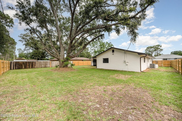 1521 Baker St NE, Palm Bay, FL 32907 - view of yard featuring cooling unit