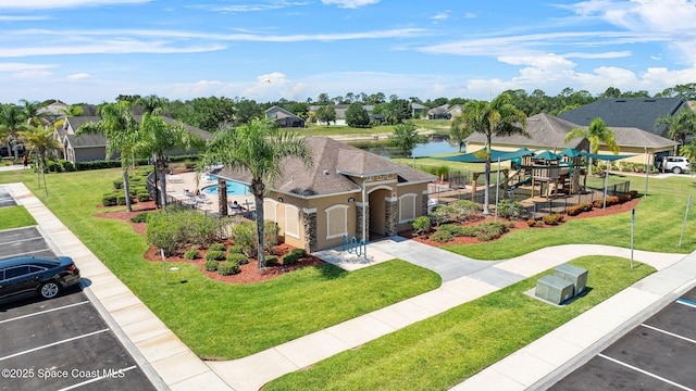 422 Moray Dr SW, Palm Bay, FL 32908 - aerial perspective of suburban area with a nearby body of water