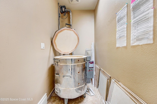 6848 Toland Dr Unit 208, Melbourne, FL 32940 - detailed view of a textured wall and baseboards