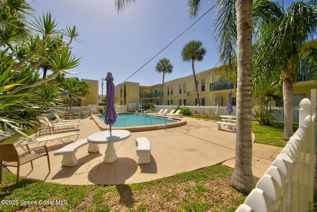 350 Taylor Ave Unit 2B3, Cape Canaveral, FL 32920 - community pool featuring a patio