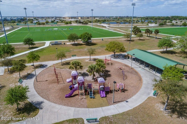 2228 Zuma Ln, Melbourne, FL 32940 - bird's eye view of a community park