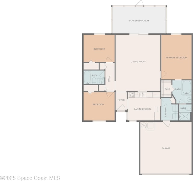 2268 Spring Creek Cir, Palm Bay, FL 32905 - home floor plan