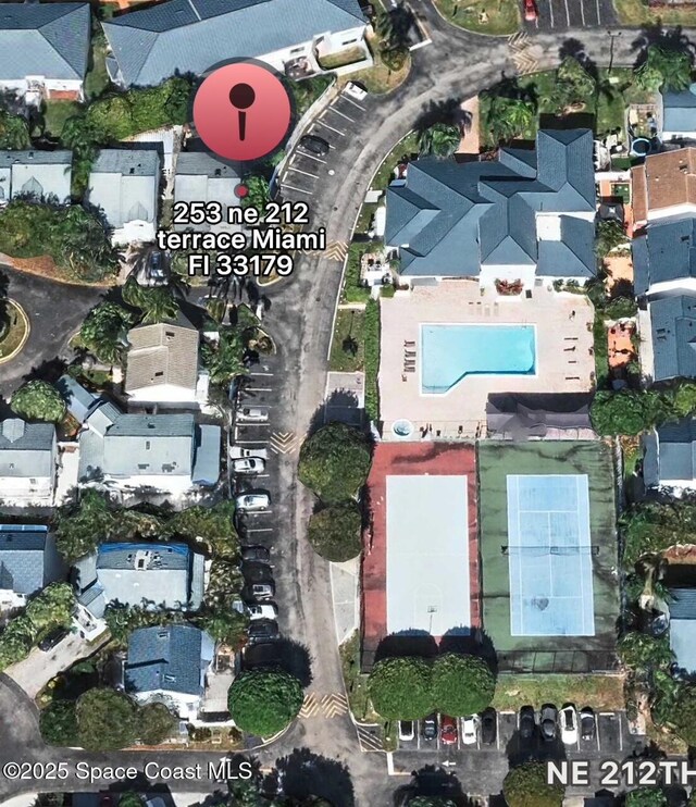 253 NE 212th Ter, Miami, FL 33177 - aerial view of property's location