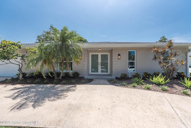 3201 Nottingham Ln, Cocoa, FL 32926 - property entrance featuring french doors