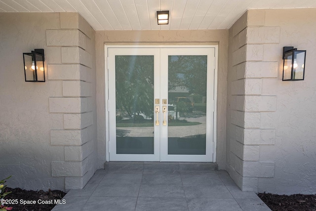 3201 Nottingham Ln, Cocoa, FL 32926 - doorway to property with french doors