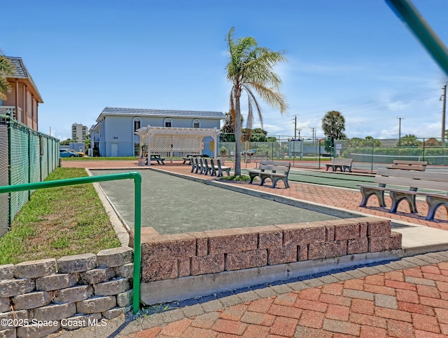 3150 N Atlantic Ave Unit 4-990, Cocoa Beach, FL 32931 - view of community with a bocce ball area
