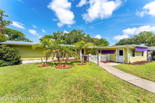 996 S Wickham Rd, West Melbourne, FL 32904 - view of single story home