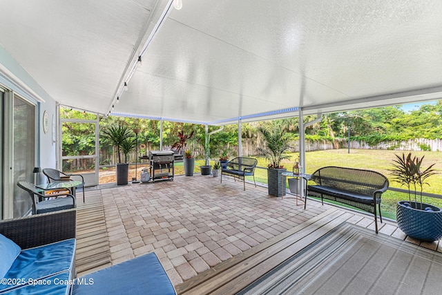 996 S Wickham Rd, West Melbourne, FL 32904 - view of patio / terrace with a grill